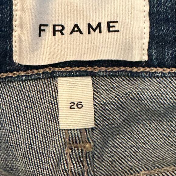 Frame Le Skinny De Jeanne Willow Spring Colorful Pocket Jeans Size 26 - Picture 10 of 13